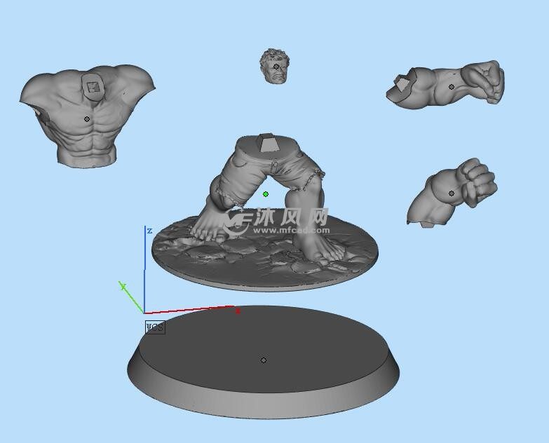 绿巨人三维模型