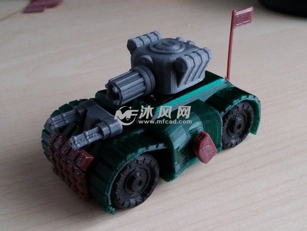 玩具战车三维模型