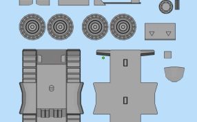 玩具战车拆解图
