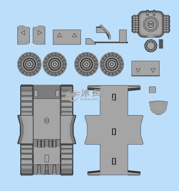 玩具战车拆解图