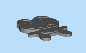 可爱的青蛙模型