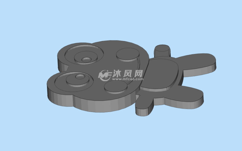 可爱的青蛙侧面