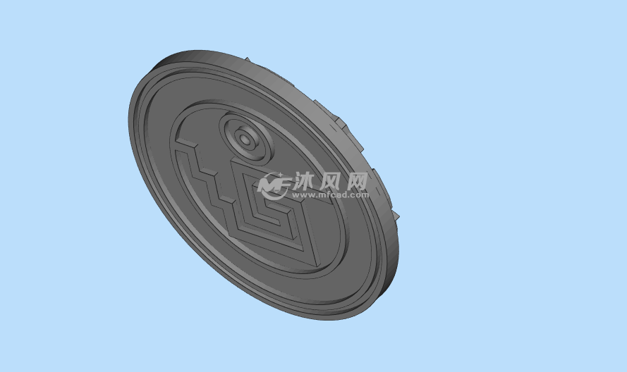 加勒比海盗硬币侧面