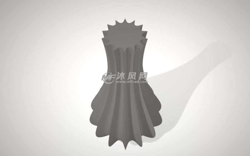 斯卡特花瓶模型