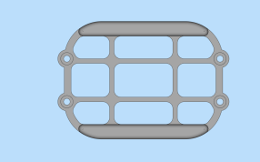等离子电视架俯视图