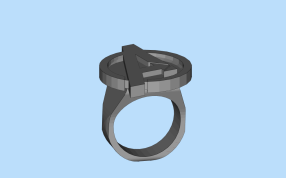 复仇者的戒指模型