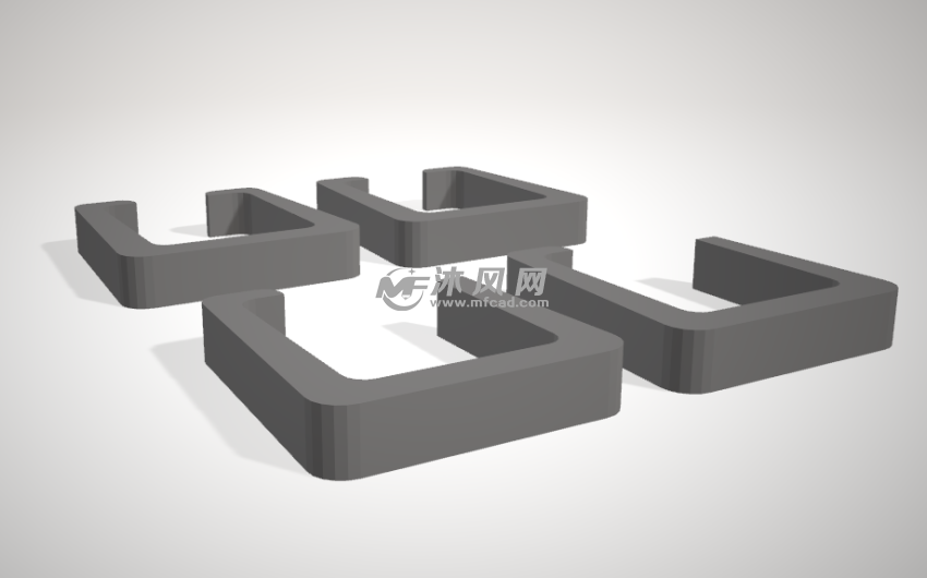 20x20mm框架丝卷架模型