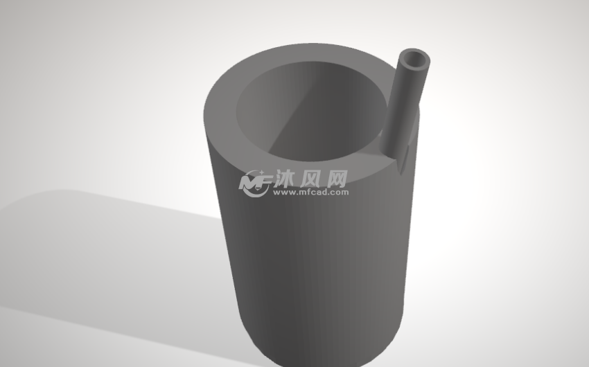 带吸管的杯子模型