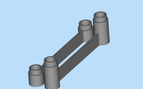 两个大理石柱接头