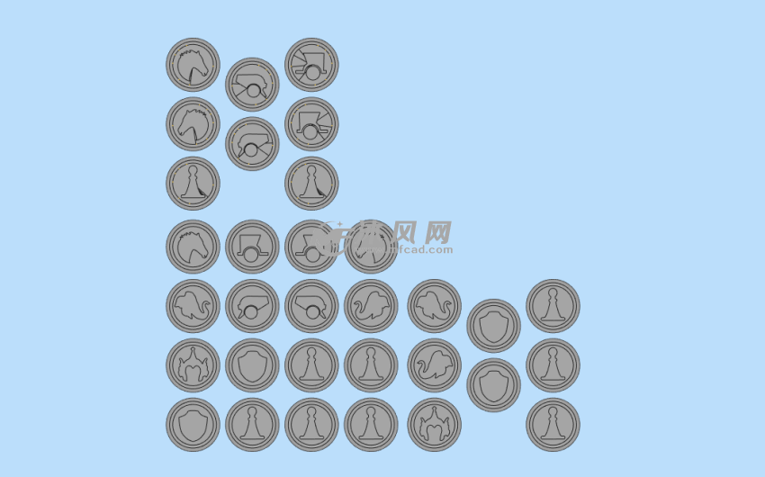 图标化的中国象棋模型