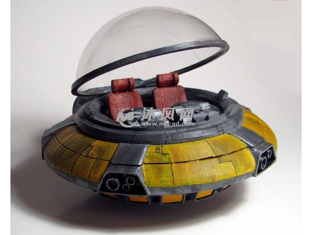 飞碟三维模型
