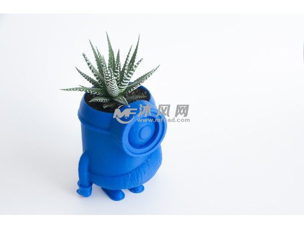 小黄人盆栽三维模型