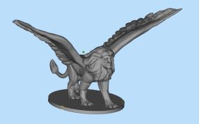 埃及神兽三维设计