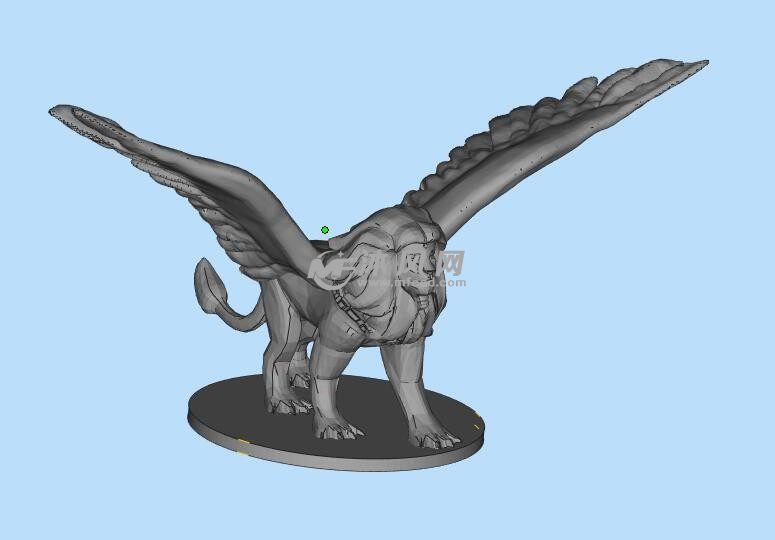 埃及神兽三维设计