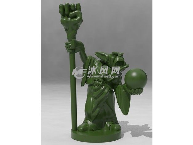 兽人巫师三维模型