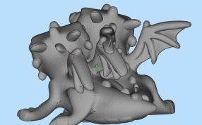 3d打印龙模型