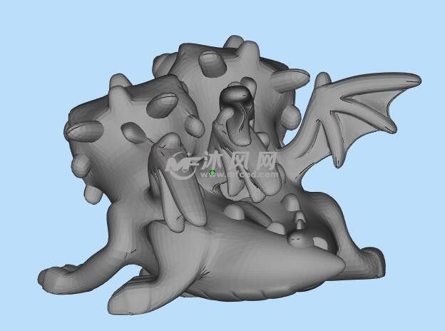 3d打印龙模型