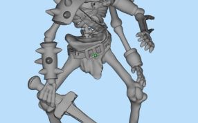 骷髅战士三维设计