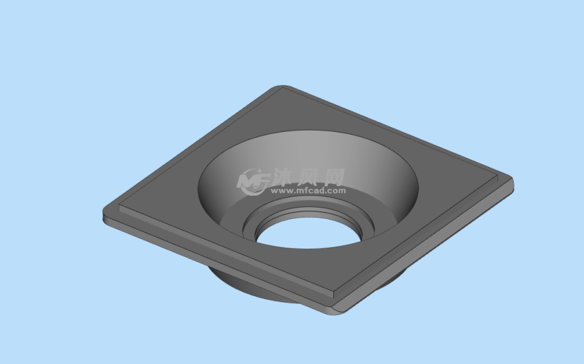 锥形透镜板模型