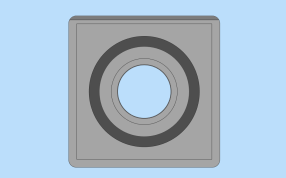 锥形透镜板俯视