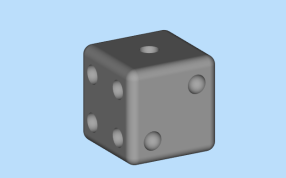 简单的游戏骰子