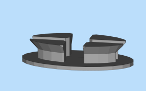 时尚的USB绕线器模型