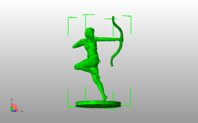 英雄原型模型侧视图