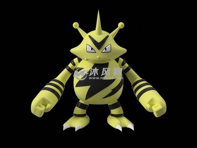 电击兽三维模型