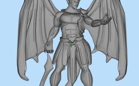 男性恶魔三维模型