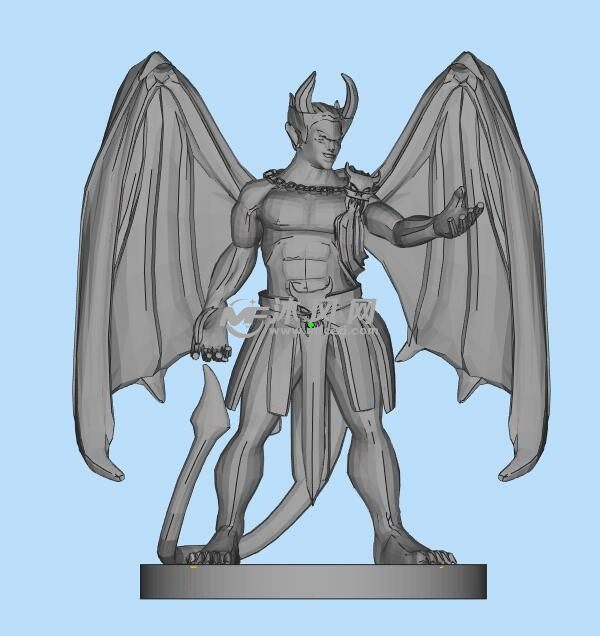 男性恶魔三维模型