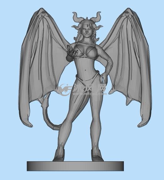 3d打印恶魔模型