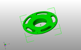 内螺纹结构背面模型图