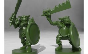 兽人武士三维模型