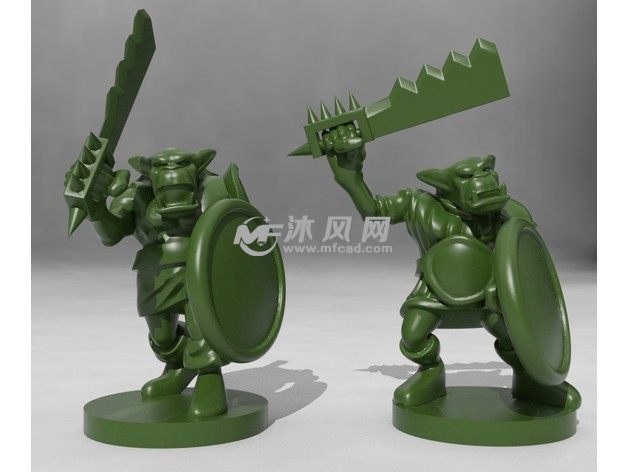 兽人武士三维模型