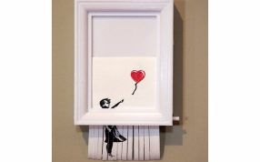 Banksy的《女孩与气球》相框