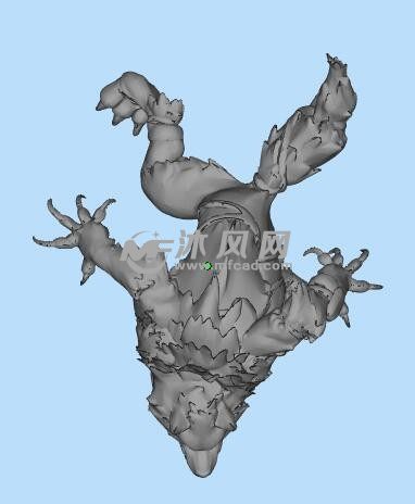 狼人三维模型设计