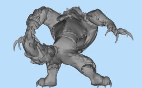 3d打印兽人模型