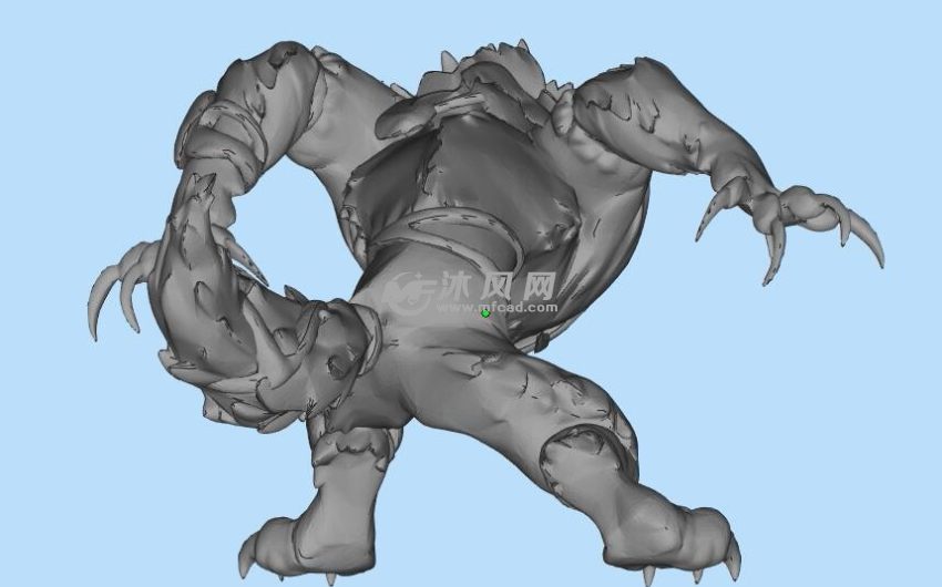 3d打印兽人模型