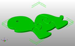 乌龟拼图模型