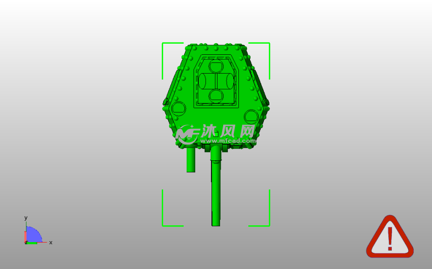 坦克主体俯视图