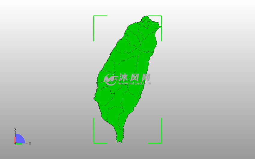 台湾省拼图主视图