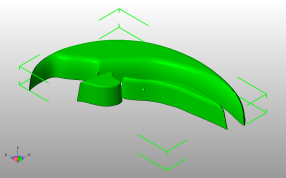 蓝色水花斜视图