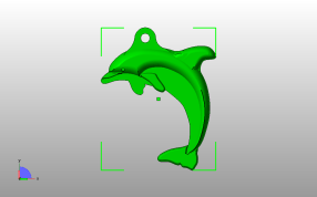 白色海豚主视图