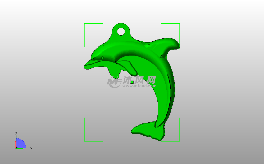 白色海豚主视图