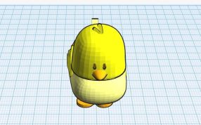 火火小黄鸭正面