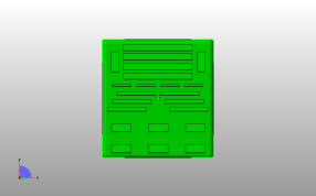 优盘内存卡架俯视图