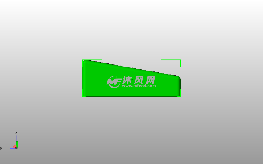 优盘内存卡架侧视图