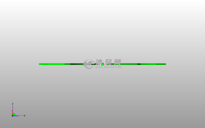 蜘蛛网耳坠侧视图