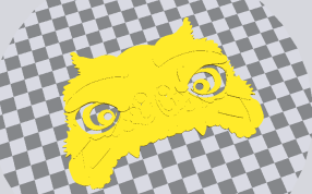 舞狮stl模型处理图