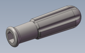 螺丝刀手柄三维模型